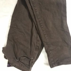 Gloria Vanderbilt brown petite jeans